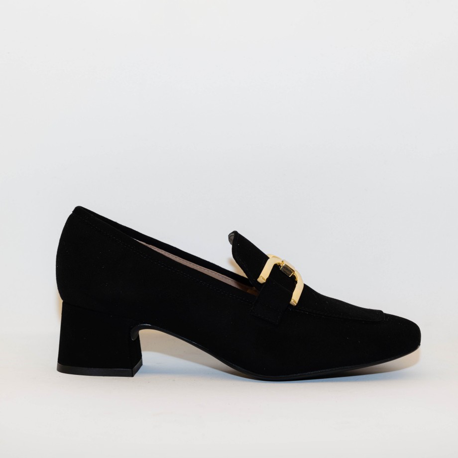 Unisa - Wide Heel Suede Moccasins And Accessory Online