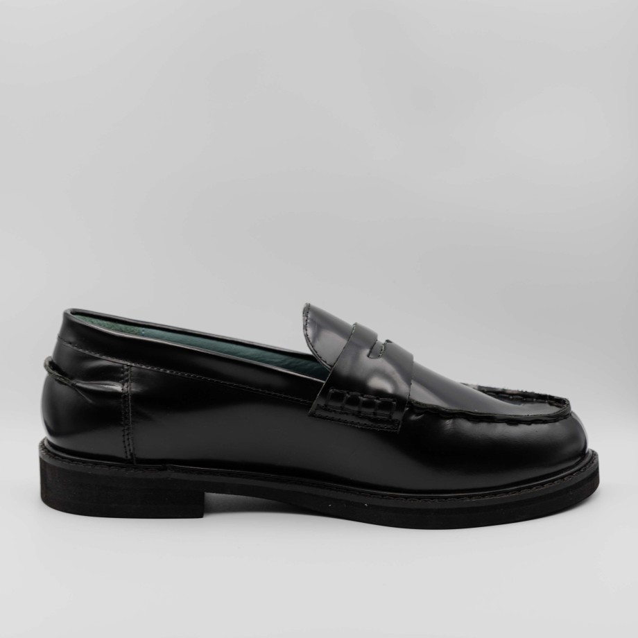 Go Up - Black Moccasins In Shiny Leather Best