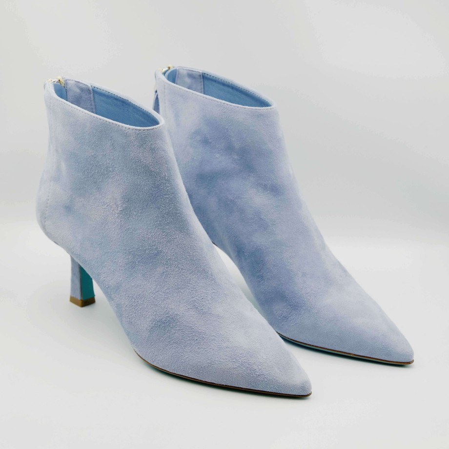 Fratelli Russo Suede Ankle Boots With Low Heel And Zip Hot