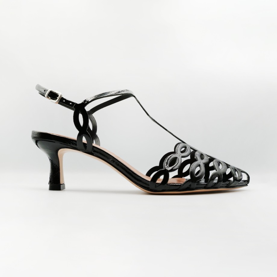 Vicenza - Spider-Shaped Low-Heeled Sandals With Strap Wholesale