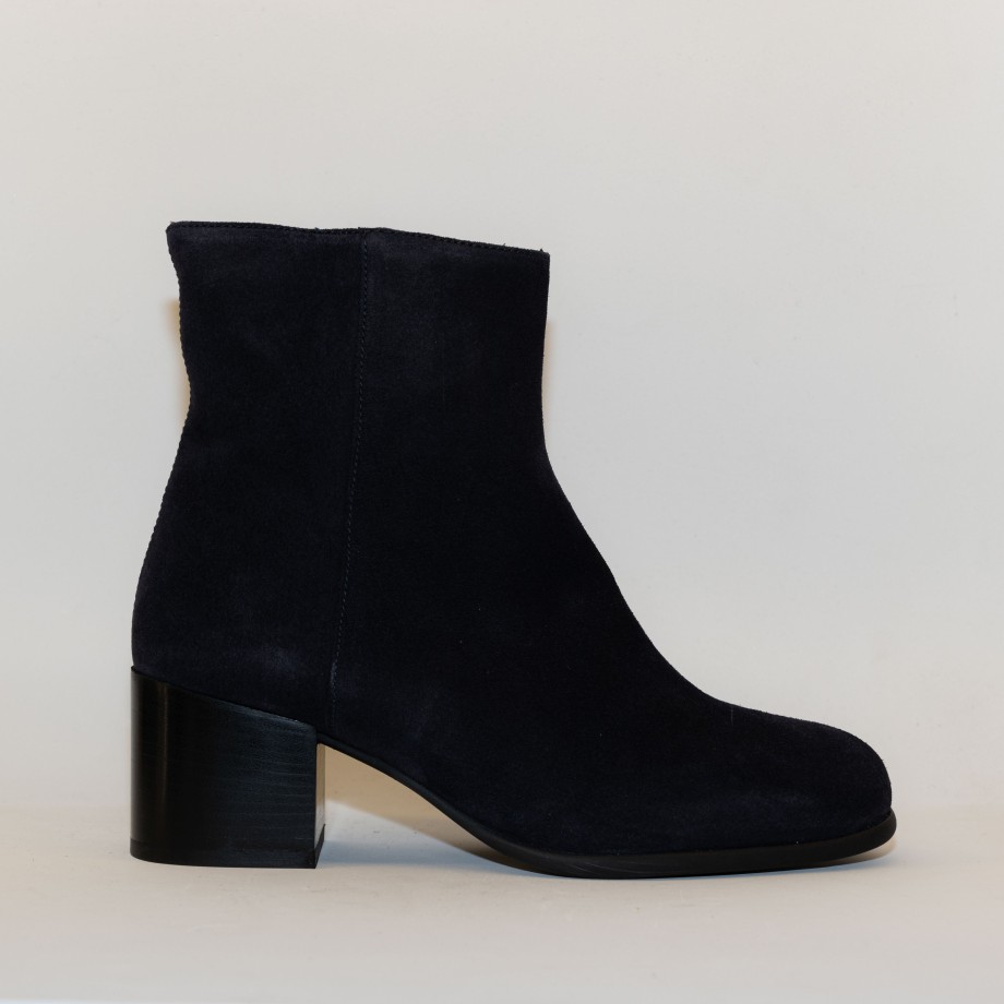 Unisa - Blue Suede Ankle Boots Online