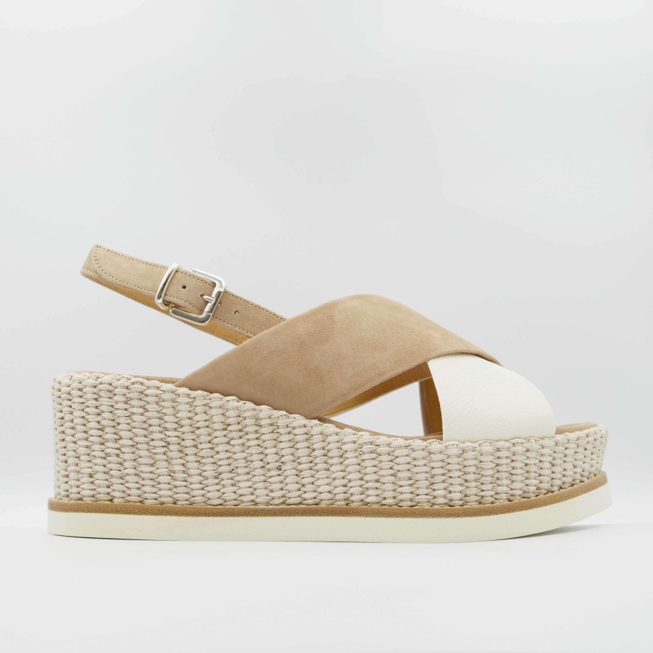 Gianmarco Sorelli Cross Wedge Sandal Online