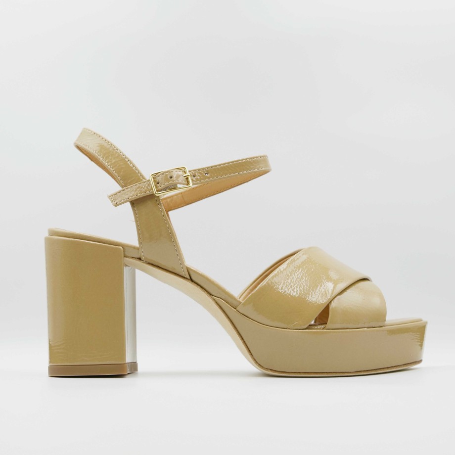 Gianmarco Sorelli - High Heel Sandals And Naplak Plateau With Strap Hot