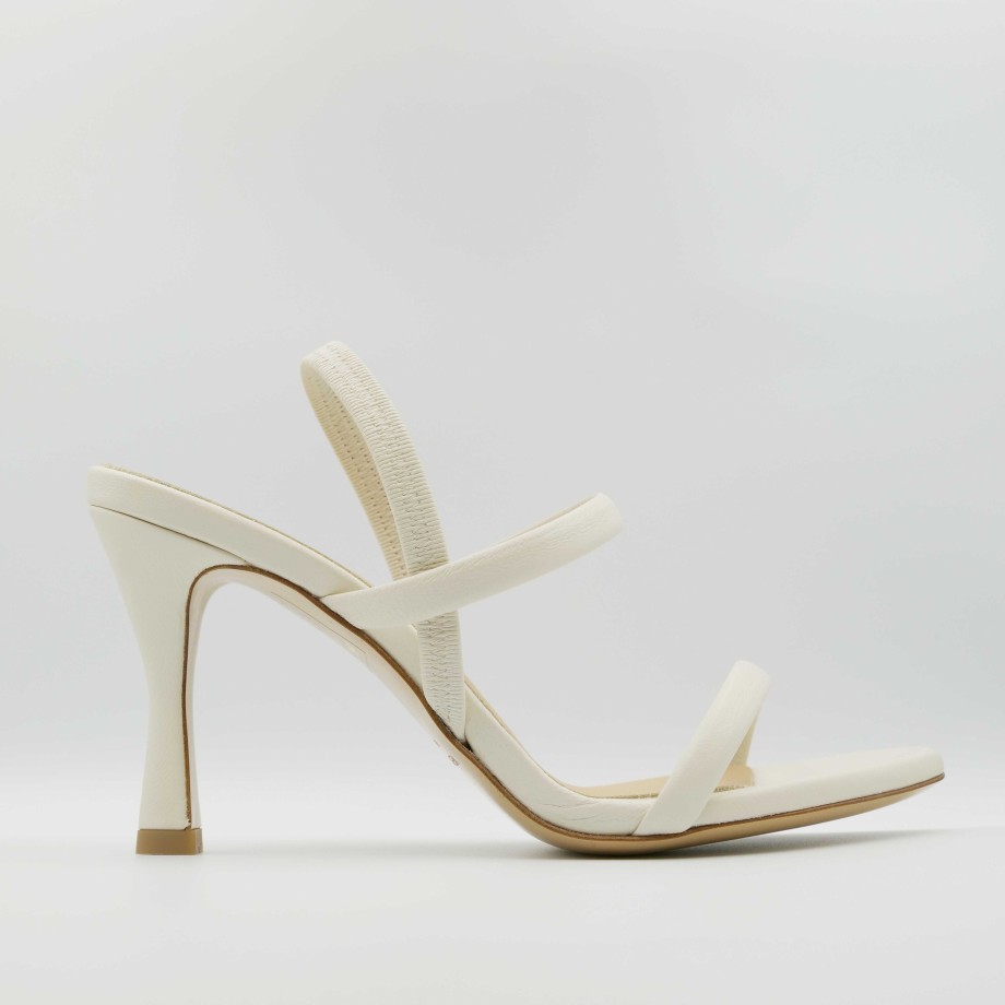 Ora- High Heel Sandals In Elastic Colored Leather And Soft Bands Hot